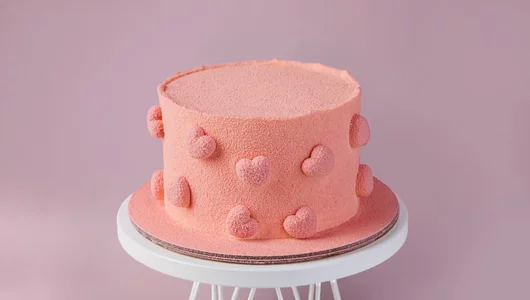 Торт «Розовый велюр»